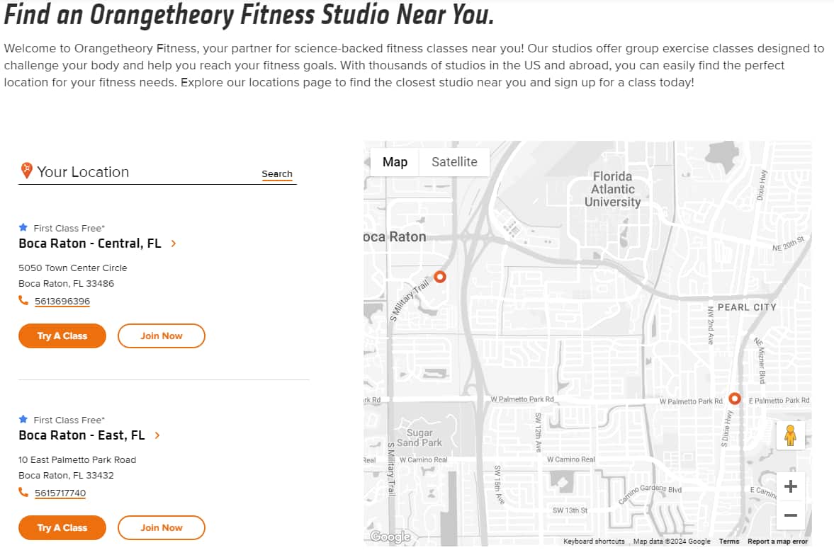 Find an Orangetheory Fitness Studio Near You
